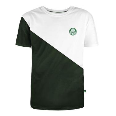 Imagem de Camiseta Surf Center Palmeiras Classic Masculina - Branco e Verde-Masculino