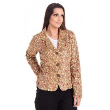 Imagem de Casaco Feminino em Veludo Floral-Feminino