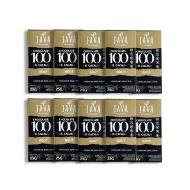 Imagem de Chocolate 100% Cacau BRUT -PACK 10 tabletes de 25g