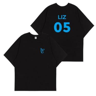 Imagem de Camiseta unissex com suporte de 1 aniversário estampada para fãs, Liz-preto, M
