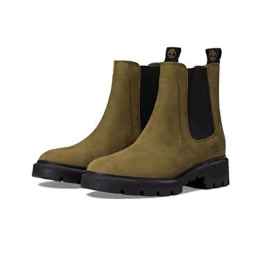 Imagem de Timberland Bota feminina Cortina Valley Chelsea, Oliva Militar, 41