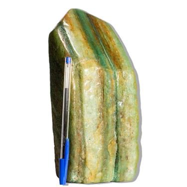 Imagem de 01 Aventurina Verde Pé Bico e Corpo Polido 2,1Kg 20cm Tipo B