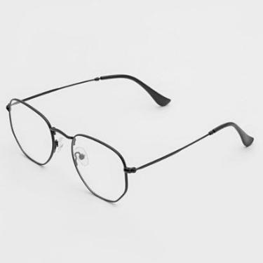 Imagem de Armação Óculos de Grau Feminina Metal / Hexagonal- Óculos Sunrise-Feminino