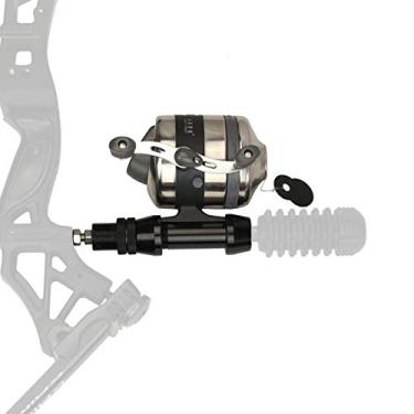 Imagem de SinoArt Carretel de pesca Bowfishing Carretel Spincast com engrenagem de assento de carretel de pesca mão direita e esquerda para arco composto de reboque (BL40)