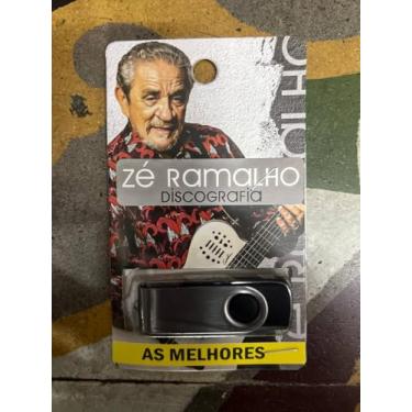 Imagem de pen drive com musicas gravadas diversas pendrive gravado generos ZÉ RAMALHO DISCOGRAFIA