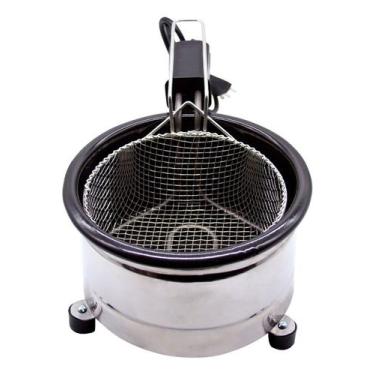 Imagem de Fritadeira Elétrica Com Óleo Tacho Aço Inox 1,5 L 1200w - Ipe cozinhas
