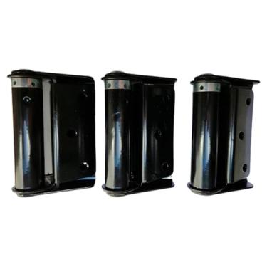 Imagem de Kit Dobradiça Para Porta Corta Fogo Preta Com 3 Unidades