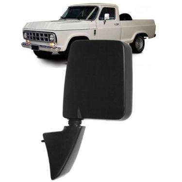 Imagem de Retrovisor GM D10 1993 94 95 96 97 98 Esquerdo Preto - Blawer