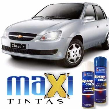 Imagem de Spray automotivo prata polaris + spray verniz 300ml - Sherwin Williams