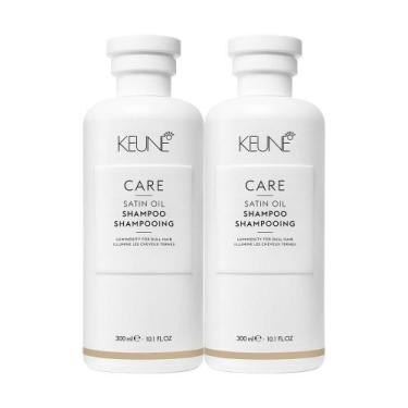 Imagem de Kit Keune Care Satin Oil - Shampoo 300ml (2 unidades)