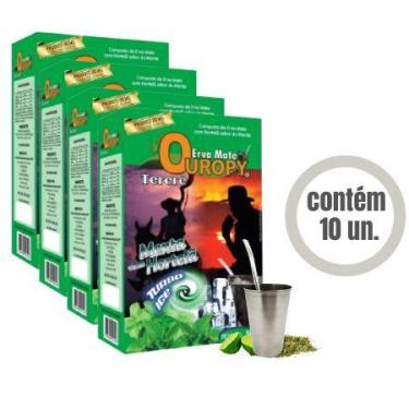 Imagem de Erva Mate Ouropy Menta Com Hortelã Atacado 10un