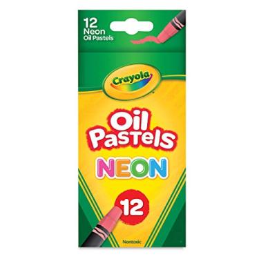 Imagem de Crayola Oil Pastels, Assorted Neon Colors, Gift for Kids & Adults, 12 Count
