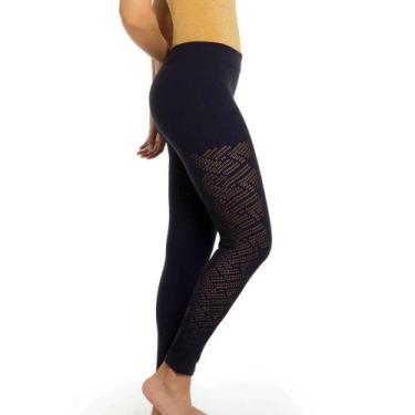 Imagem de Legging Detalhe Vazado Trifil 1358 Sem Costura, Preto, ÚNICO