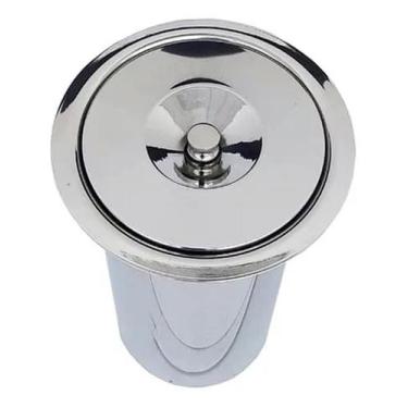 Imagem de Lixeira De Embutir Inox Pias E Bancadas 3 Litros Floresta, 15, Inox, I