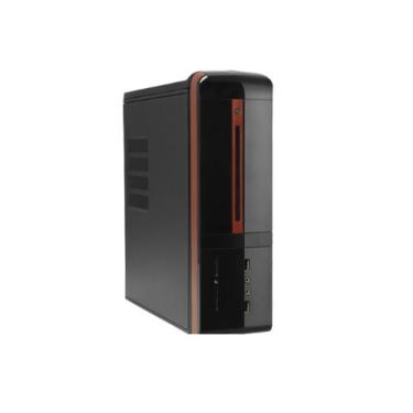 Imagem de Foxconn Atom Dual-core D525/Intel NM10/A&V&GbE PC Barebone System R50-D4 (preto)