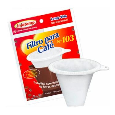 Imagem de KIT 5 Filtro Permanente Coador para Café N:103 Coa Fácil - Coa Facil, 