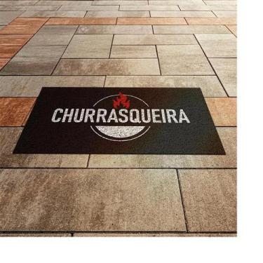 Imagem de Capacho Vinilico Estampado 40x80cm - Komeco, Churrasqueira