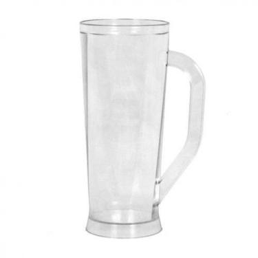 Imagem de Caneca de Chopp Acrilico degradê Slim Cristal - 430ml - Sil