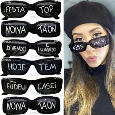 Imagem de 10 Oculos Unisex Festa Com Caneta Branca - Dinka