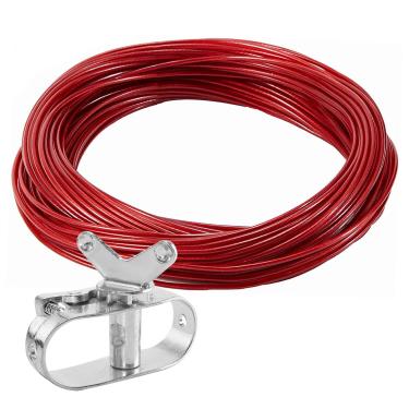 Imagem de JAMCARI Cobertura para Piscina Cabo e Guincho de 100' - Cabo e Catraca para Cobertura de Piscina para Proteger Coberturas de Piscina Acima do Solo