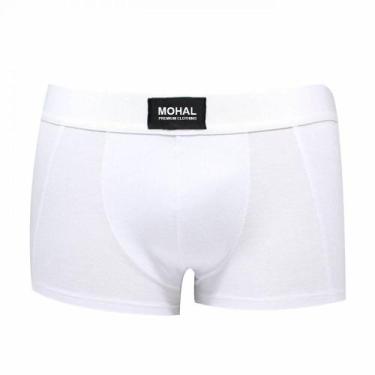 Imagem de Cueca Masculina Básica Boxer Branca Cotton - Mohal Wear, G