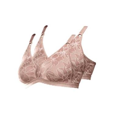Imagem de Kit com 2 Sutiãs Sustentação Olimpo Anizete Demillus 61741 Taça B, Beg