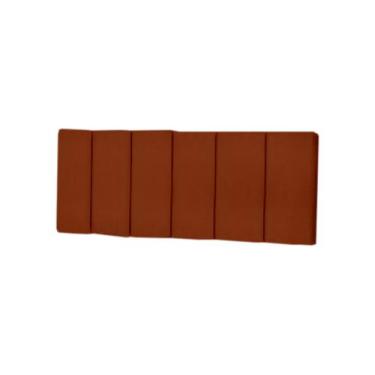 Imagem de Cabeceira Para Cama Casal King Queen Box 1,40x55 Dubai Laranja - MagL 