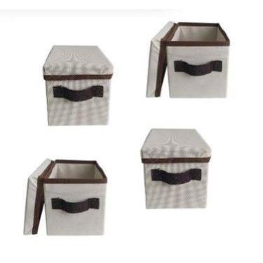 Imagem de Caixa Organizadora Pequena Dobrável Multifuncional Objetos - Organibox