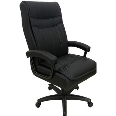 Imagem de Cadeira Presidente para Escritório com Mola Ensacada Preto - Design Of