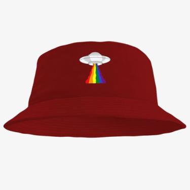 Imagem de Chapéu Bucket Hat Estampado Nave ET - MP Moda Masculina, Único, Vermel