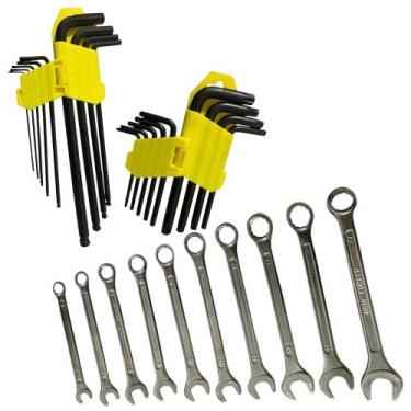 Imagem de Kit de Ferramentas Completo -Chaves Torx, Allen e Combinadas - Loja St