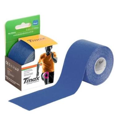 Imagem de Bandagem Elástica Adesiva Tmax 5cm x 5m Azul Marinho Bioland