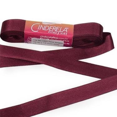 Imagem de Fita de Cetim Nº 03 15mm com 10 Metros - Cinderela, 106 MARSALA