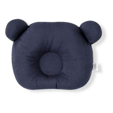 Imagem de Travesseiro Plagiocefalia Para Bebe Cabeça Chata - AZUL MARINHO - CLIC