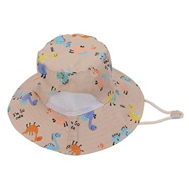 Imagem de Chapéu de Sol Infantil, Algodão para Recém-nascidos, Chapéu de Praia Dobrável para Bebês, Chapéu de Sol para Recém-nascidos, Chapéu de Balde para Crianças de 6 Meses a 3 Anos de