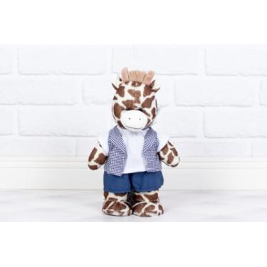 Imagem de PELUCIA SAFARI GIRAFA 20 CM PARA DECORÇÃO (xadrez de marinho)