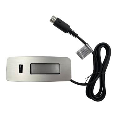 Imagem de Uetmulik Power Recliner Raffel Systems 2 botões 5 pinos interruptor controle modelo CTR UR1 22 BA substituição com USB