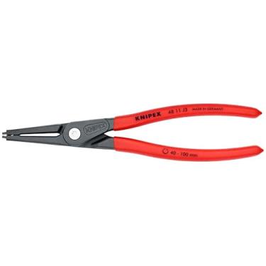 Imagem de KNIPEX Ferramentas – Alicate de precisão de círculo, interno, reto, diâmetro do furo de 1 37/64"-3 15-16" (4811J3)