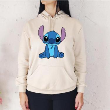 Imagem de Moletom Liso Flanelado Canguru Blusa Casaco Estampa Desenho Algodão Fe