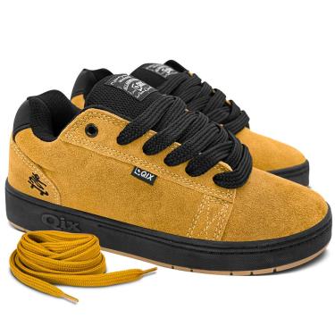 Imagem de Tênis Qix Pro Model Allan Mesquita x Chorão Mostarda Preto