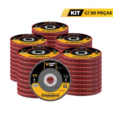 Imagem de Disco Flap 4.1/2 GR 36 Fasterr Com 50 Unidades