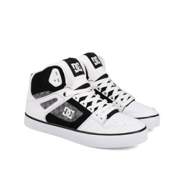 Imagem de DC Tênis de skate masculino Pure High Top WC, Preto/Branco/Carbono, 43