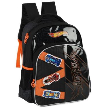 Imagem de Mochila De Costas Oficial Hot Wheels Preto Luxcel Is41491Hw