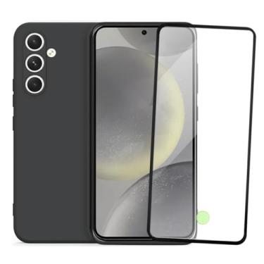 Imagem de Kit Capa Capinha Aveludada e Película de Vidro 3D Compatível Samsung Galaxy S24 Plus SMART E CASE