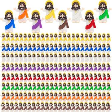 Imagem de Miniaturas de Jesus Yelakey - 200 Unidades de PVC Multicolorido