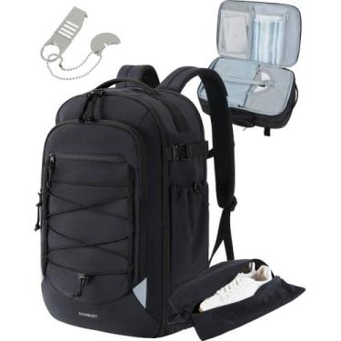 Imagem de Mochila de Viagem BAGSMART Carry On 30L - Com Bolsa para Sapatos (17,3
