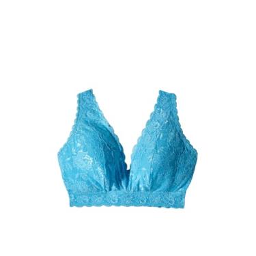 Imagem de Cosabella Sutiã feminino Say Never Ultra Curvy Plungie, Azul Constance, PP