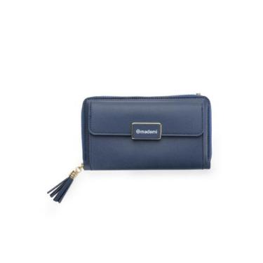 Imagem de Carteira Alça Transversal Bolsa Ampla Azul Madami, U
