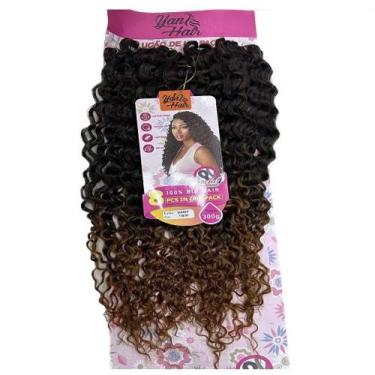 Imagem de Cabelo Bio Vegetal Sofisticado Daisy 75cm Ondulado 8pcs 300gr - GM Hai