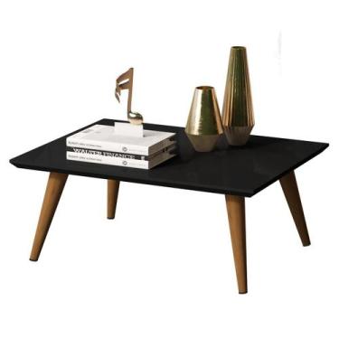 Imagem de Mesa De Centro Retangular Sala Mdf Pé Palito Decorativa - DWR Dreison,